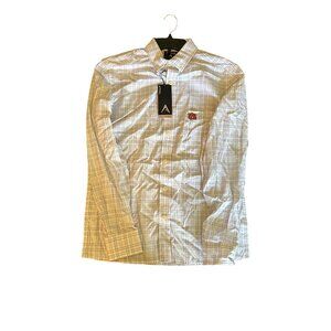Antigua Auburn University Mens Button-Down Shirt S long sleeve
